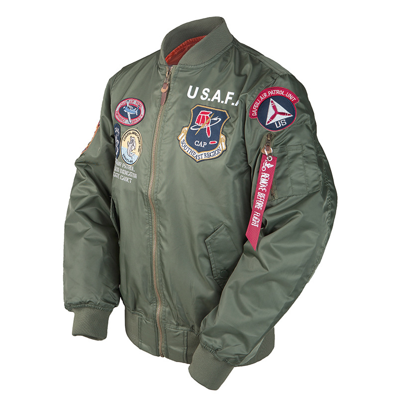 Streetwear Brand Top - 2027 Geborduurde Militaire Patches vintage heren
