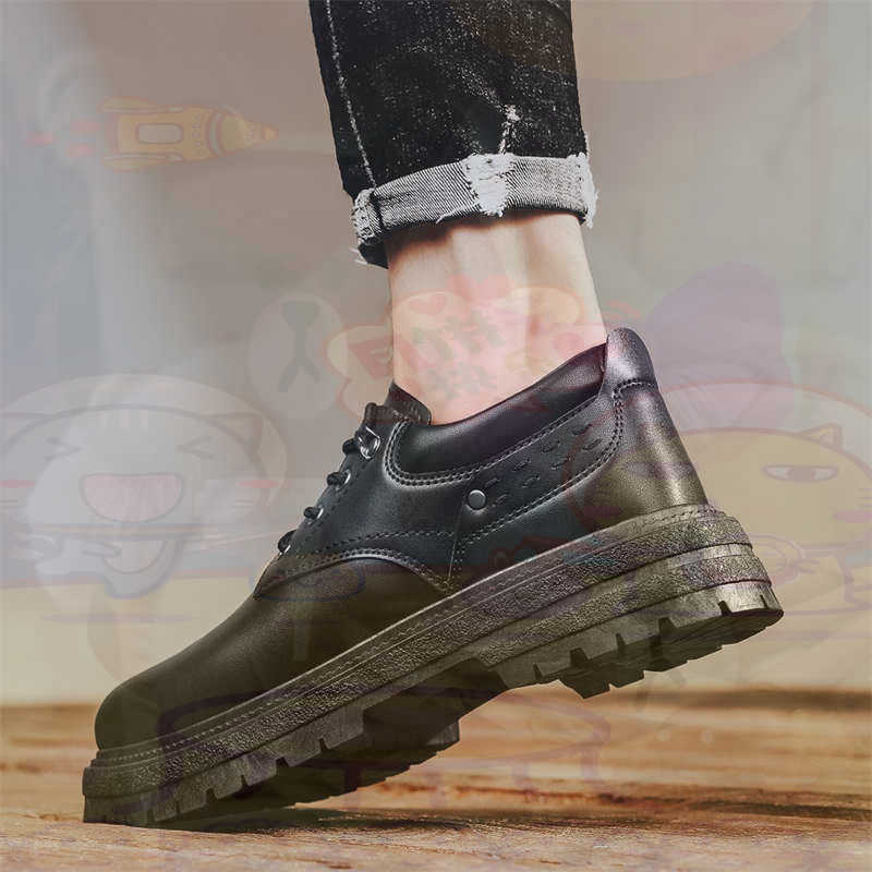 Streetwear Brand Italy - Donker natuurlijk leer Mode-sneakers Tennis Herensneakers