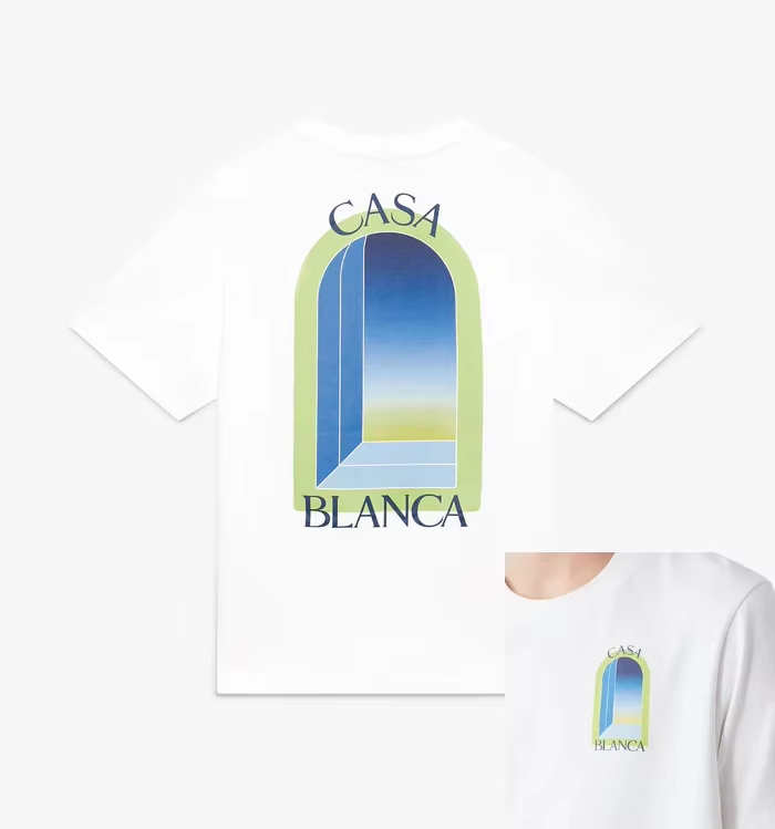 French Streetwear Brand - Klassieke groene bladeren Franse luxe modemerk