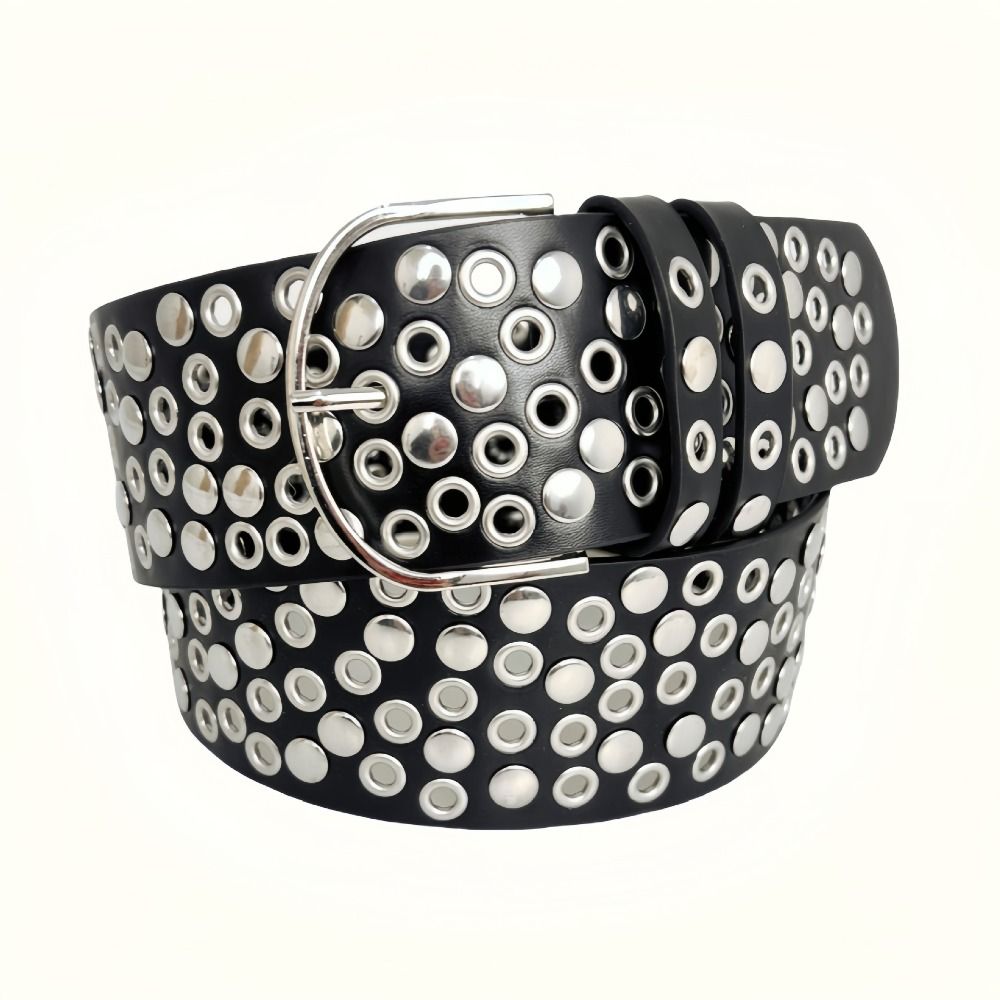 Streetwear Brand Belts - Punk riem met holle oogjes en