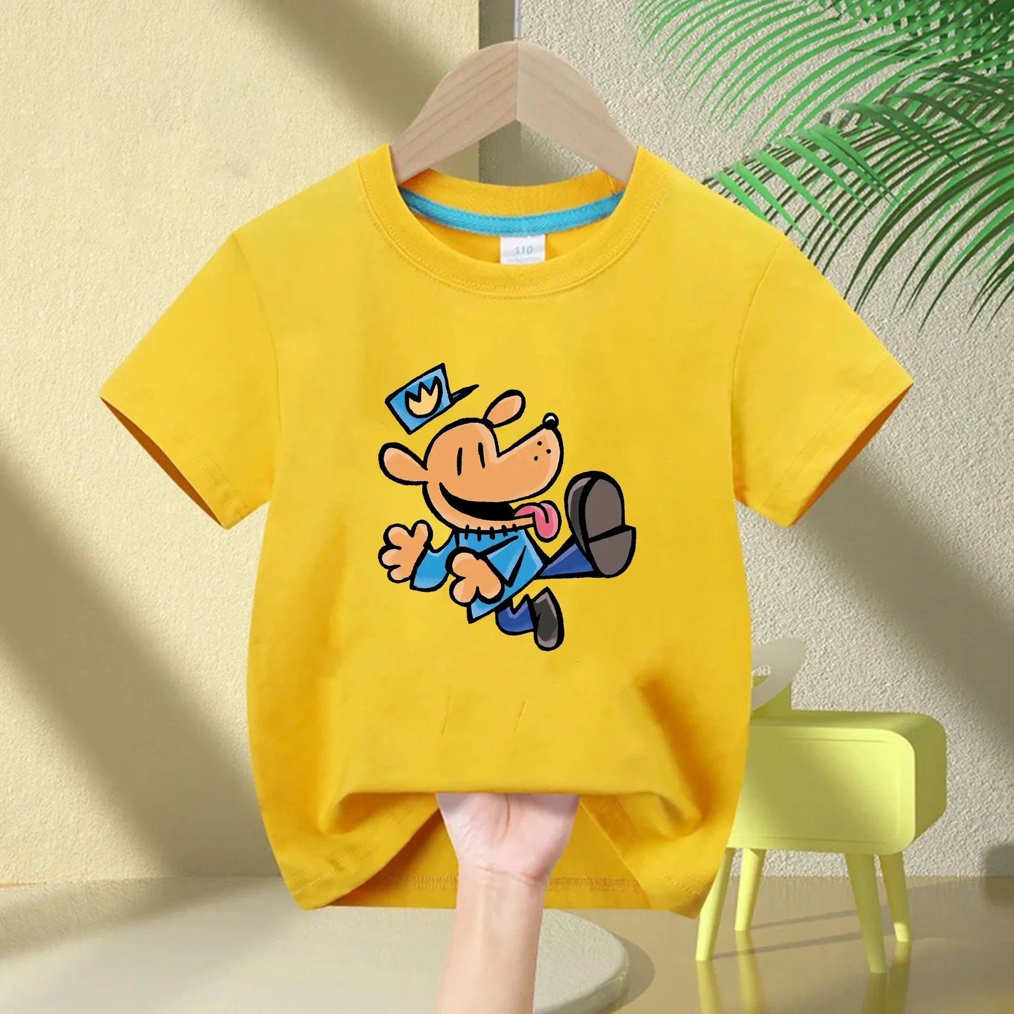 Streetwear Brand With K - Gloednieuwe Hond Man Kinderen Katoenen T-shirt
