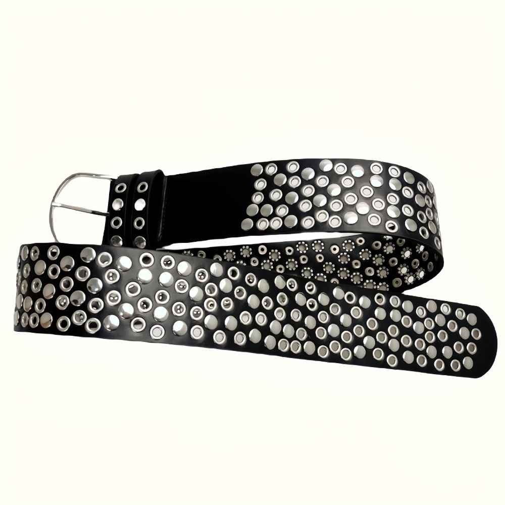 Punk holle oogje-klinknagelrie - Streetwear Brand Belts recensie en prijs