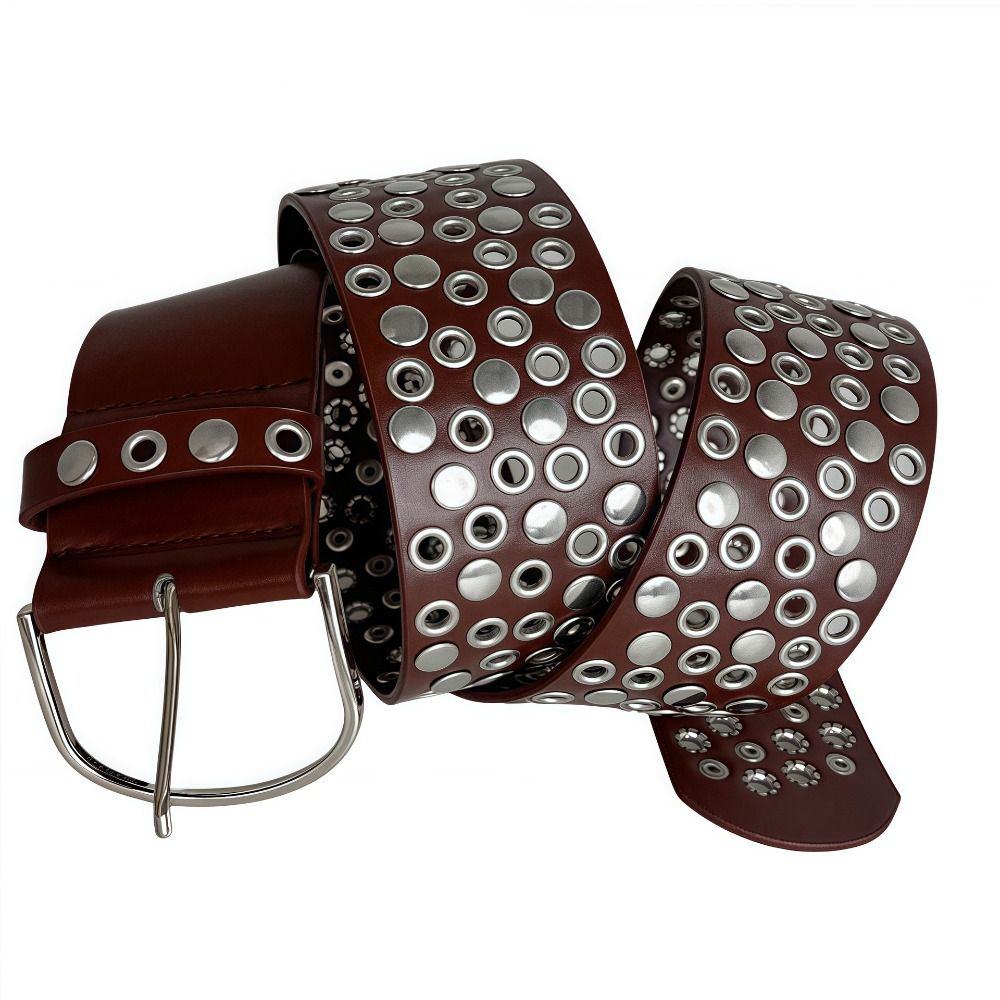 Punk riem met holle oogjes en  - Streetwear Brand Belts recensie en prijs