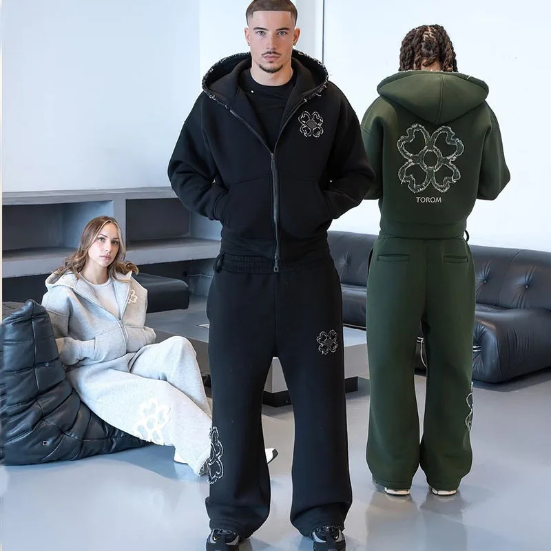 Lente Herfst Oversized 4-bladi - Streetwear Zipper recensie en prijs