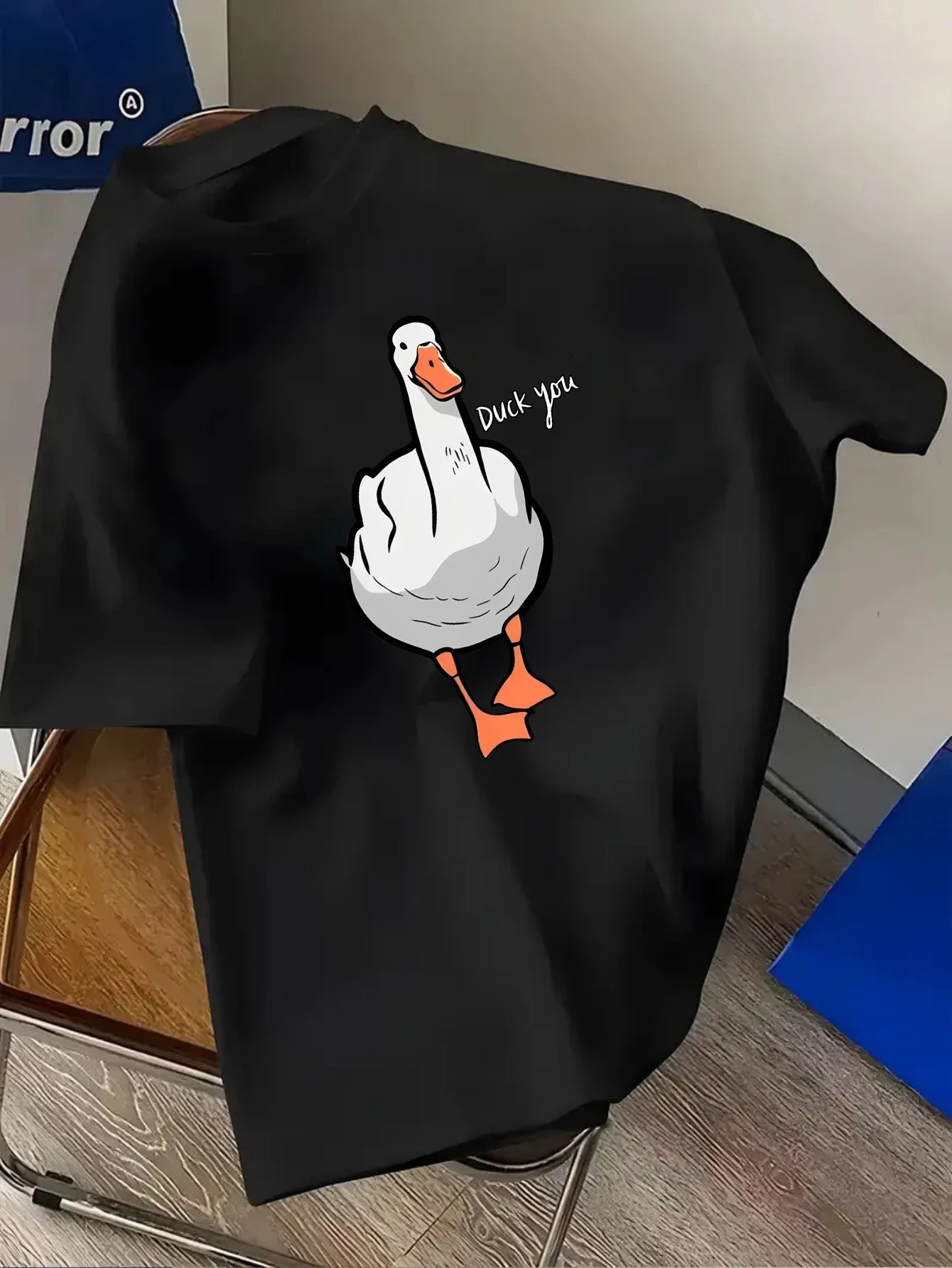 Grappige Eend Print Katoenen T - Streetwear Brand Top recensie en prijs