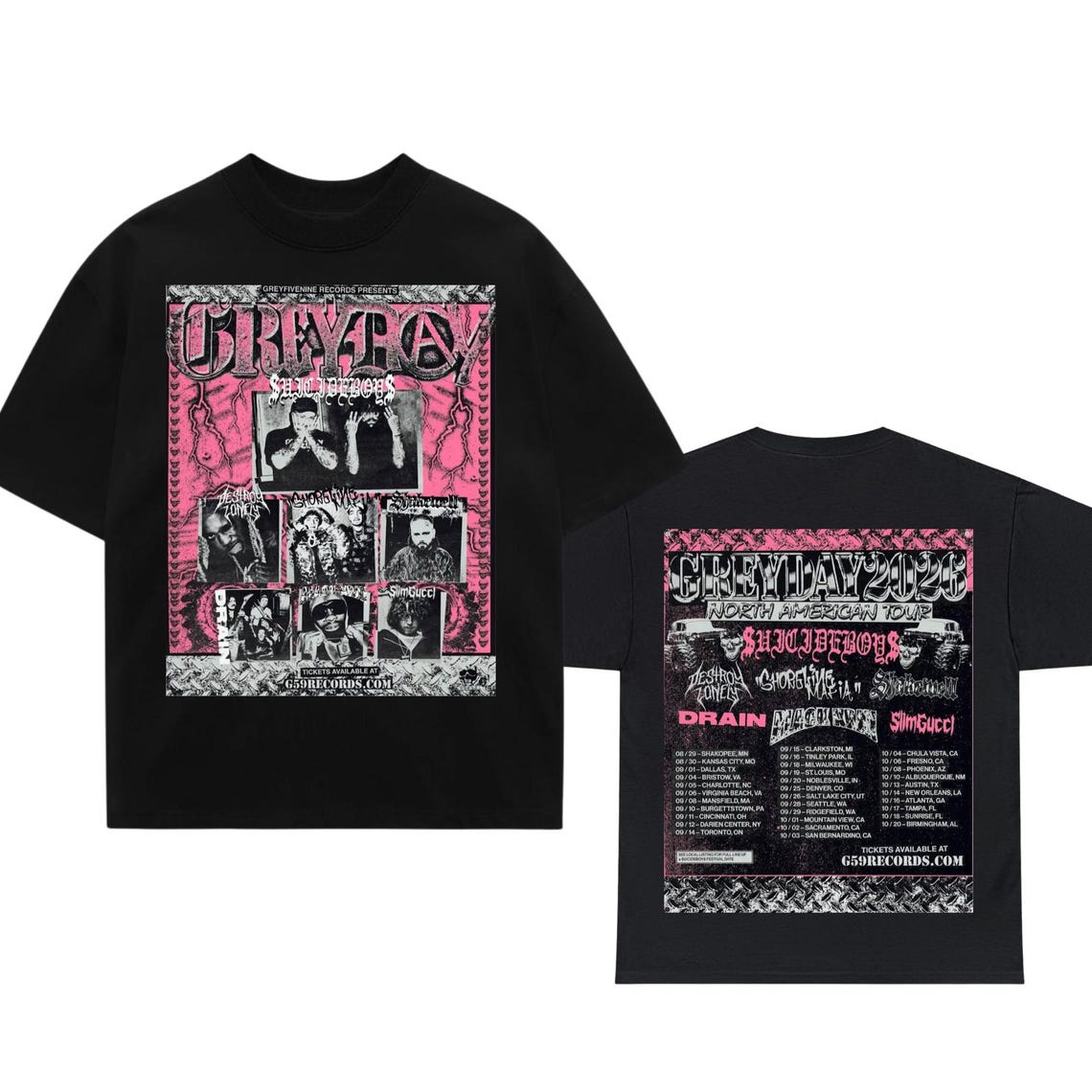 Dark Hip Hop Concert Tour 2026 - Urban Streetwear Brand recensie en prijs